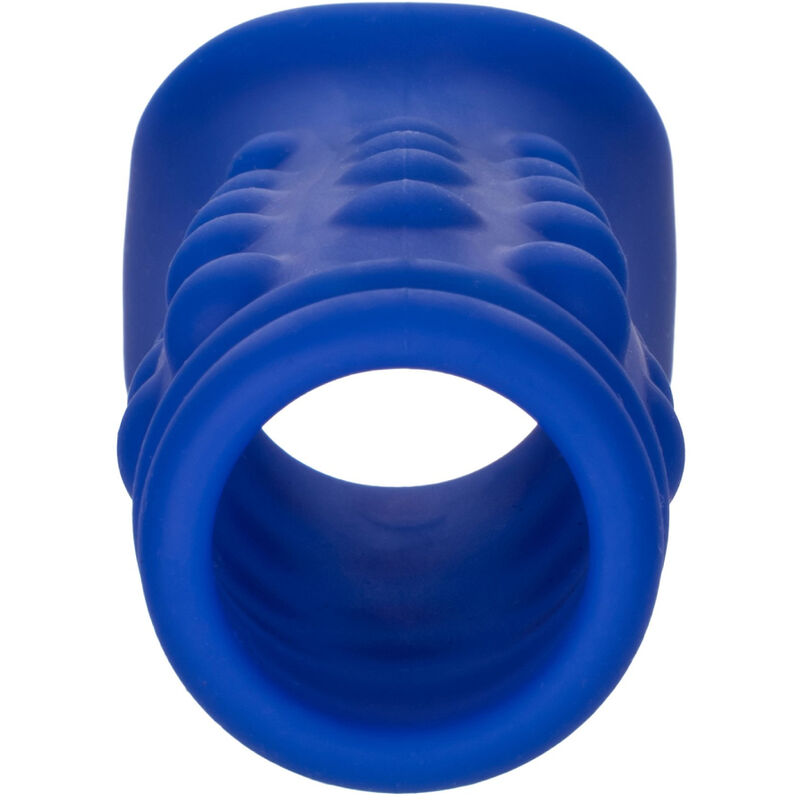 Admiral - copertura per pene con perline in silicone liquido blu-2