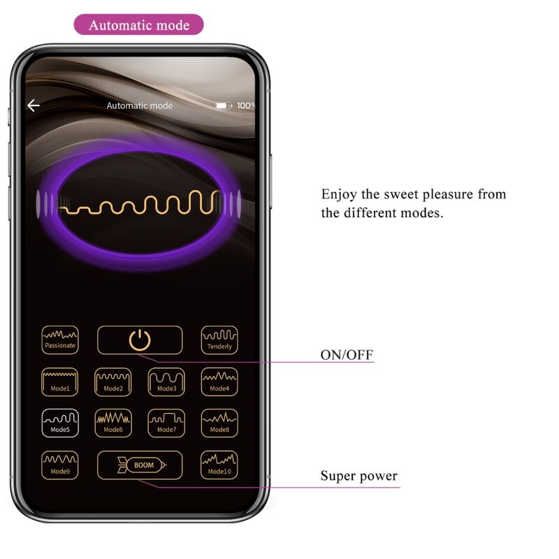 Pretty love - app jayleen vibrator telecomando viola-16