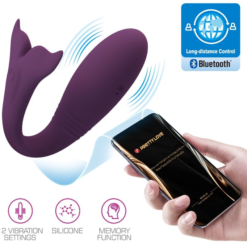 Pretty love - app jayleen vibrator telecomando viola-8
