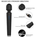 Armony - x power massaggiatore e vibratore grande 7 vibrazioni nero