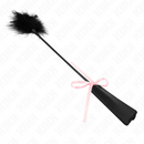Kink - piume tickle con fiocco nastro rosa 49 cm
