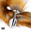 Kink - plug anale misura m 8 x 3,5 cm con coda sintetica 40 cm marrone