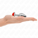 Kink - plug anale rosa rosso taglia s