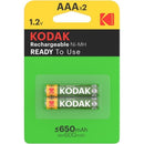 Kodak - batteria ricaricabile hr03 aaa 650mah blister*2