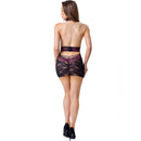 Livco corsetti fashion - leisa lc 20201 t-shirt + perizoma con pizzo nero s/m