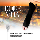 Vibratore ricaricabile dolce vita one black 10 velocità-3