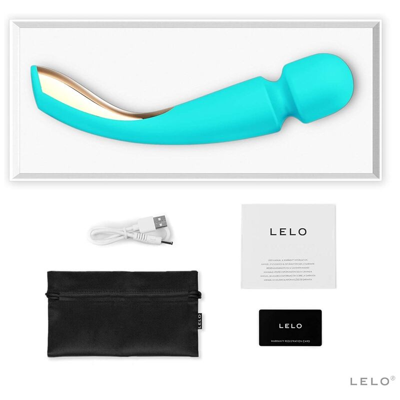 Lelo smart wand 2 massager medium ocean blue-4