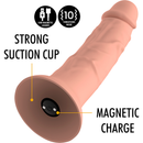 Mythology asher original dildo s - vibratore watchme tecnologia wireless compatibile-2
