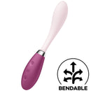 Multi vibratore satisfyer g-spot flex 3 - rosso-0
