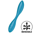 Multi vibratore satisfyer g-spot flex 1 - blu-0