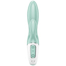 Satisfyer air pump bunny 5+ inflatable rabbit vibrator app - green-1