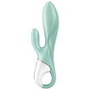 Satisfyer air pump bunny 5+ inflatable rabbit vibrator app - green-2