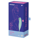 Satisfyer twirling pro+ stimolatore di impulsi d''aria e vibratore app - verde-2