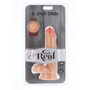Get real - dildo a doppia densità pelle di 17 cm in pelle