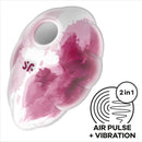 Satisfyer - clound dancer rosso vibratore air pulse-2
