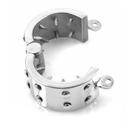 Castità con anello da cazzo duro in metallo-1