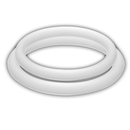 Potenz duo anelli bianco - m-0