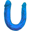 Baile double dong dildo doble azul-0