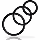 Addicted toys set anillos pene negro-0