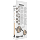 Basecock realistic vibrator 2-1 carne 18,5 cm-3