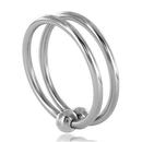 Anello doppio glans metallizzato 32mm-0