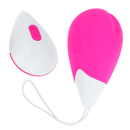 Oh mama huevo vibrador 10 modos - rosa y blanco-0