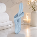 Satisfyer - heat flex 4 vibratore effetto calore 12 vibrazioni blu