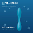 Vibratore punto g multifunzionale Satisfyer flex 1 blu