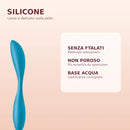 Vibratore punto g multifunzionale Satisfyer flex 1 blu