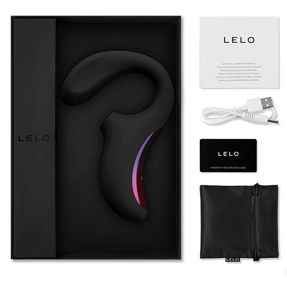 Lelo - massaggiatore stimolazione doppia aspirazione enigma nero