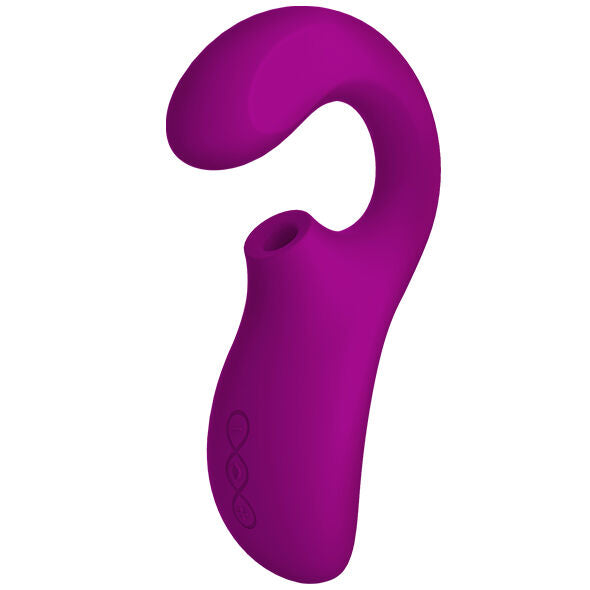 Lelo - enigma massaggiatore a doppia aspirazione rosa profonda