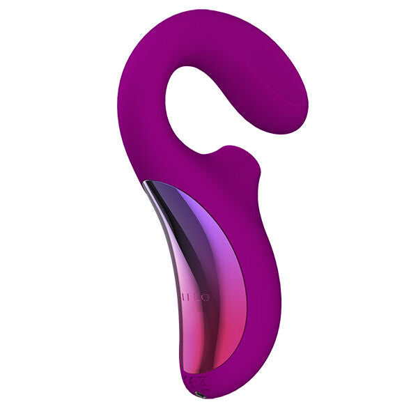Lelo - enigma massaggiatore a doppia aspirazione rosa profonda