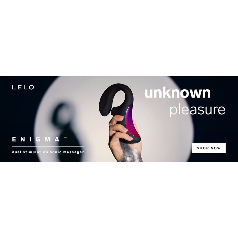 Lelo - enigma massaggiatore a doppia aspirazione rosa profonda