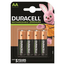 Duracell - batteria ricaricabile hr6 aa 2500mah 4 unit