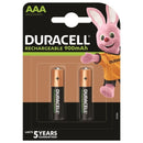 Duracell - batteria ricaricabile hr03 aaa 900mah 2 unit