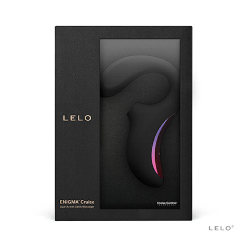 Lelo - enigma cruise massaggiatore sonico a doppia stimolazione nero