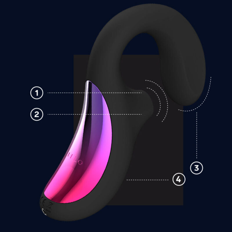 Lelo - enigma cruise massaggiatore sonico a doppia stimolazione nero