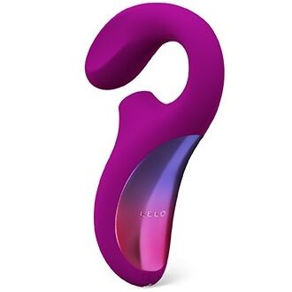 Lelo - enigma cruise massaggiatore sonico a doppia stimolazione deep rose