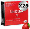 Unilatex - conservanti unilatex rosso / fragola confezione 25 x 144 unità