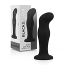 Black&silver - sean plug anale premium in silicone nero