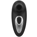 Black&silver - drake deluxe sucking vibe ricaricabile in silicone nero