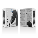 Black&silver - drake deluxe sucking vibe ricaricabile in silicone nero