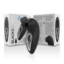 Black&silver - drake deluxe sucking vibe ricaricabile in silicone nero