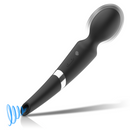 Black&silver - beck wand e onde stimolanti in silicone 2 in 1