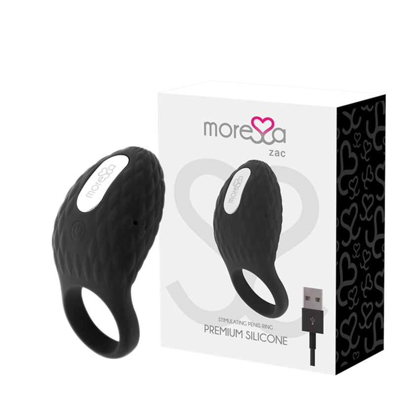 Anello vibrante ricaricabile moressa zac premium