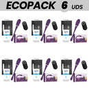 Ecopack 6 unit - treasure merlin double couple vibrator control remoto