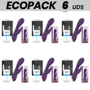 Ecopack 6 unit - treasure laurence rabbit vibrator compatible con watchme wireless technology