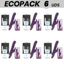 Ecopack 6 unit - treasure bastian rabbit up & down, rotator & vibrator compatible con watchme wireless technology