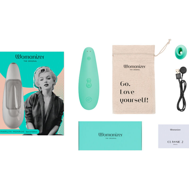 Womanizer - marilyn monroe classic 2 stimolatore clitorale menta