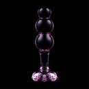 Nebula series by ibiza - modello 1 plug anale vetro borosilicato rosa 10.5 cm -o- 3 cm